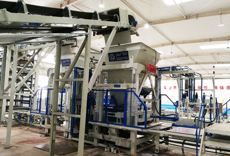 免燒磚制磚機生產(chǎn)線