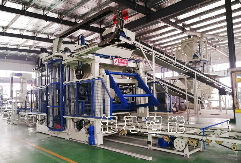 銀馬免燒磚全套設(shè)備實地運(yùn)行展示